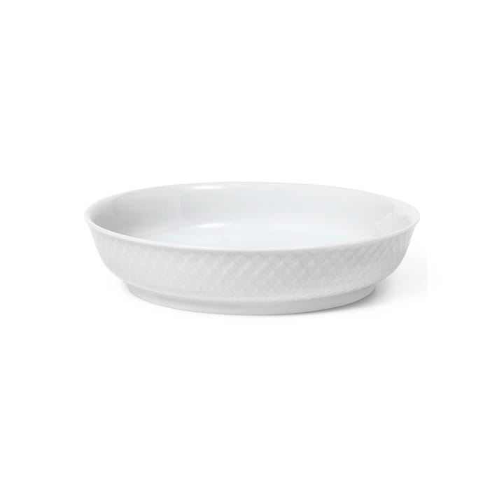 Rhombe jälkiruokalautanen Ø16 cm - Valkoinen - Lyngby Porcelæn