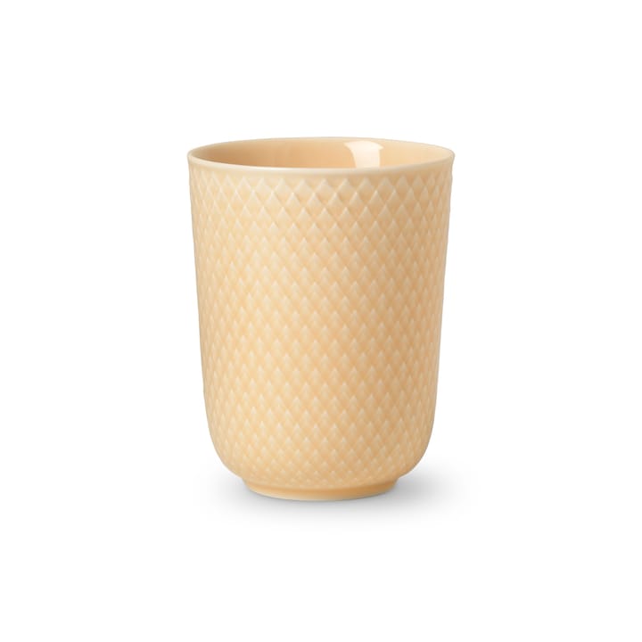 Rhombe korvaton muki 33 cl - Hiekka - Lyngby Porcelæn