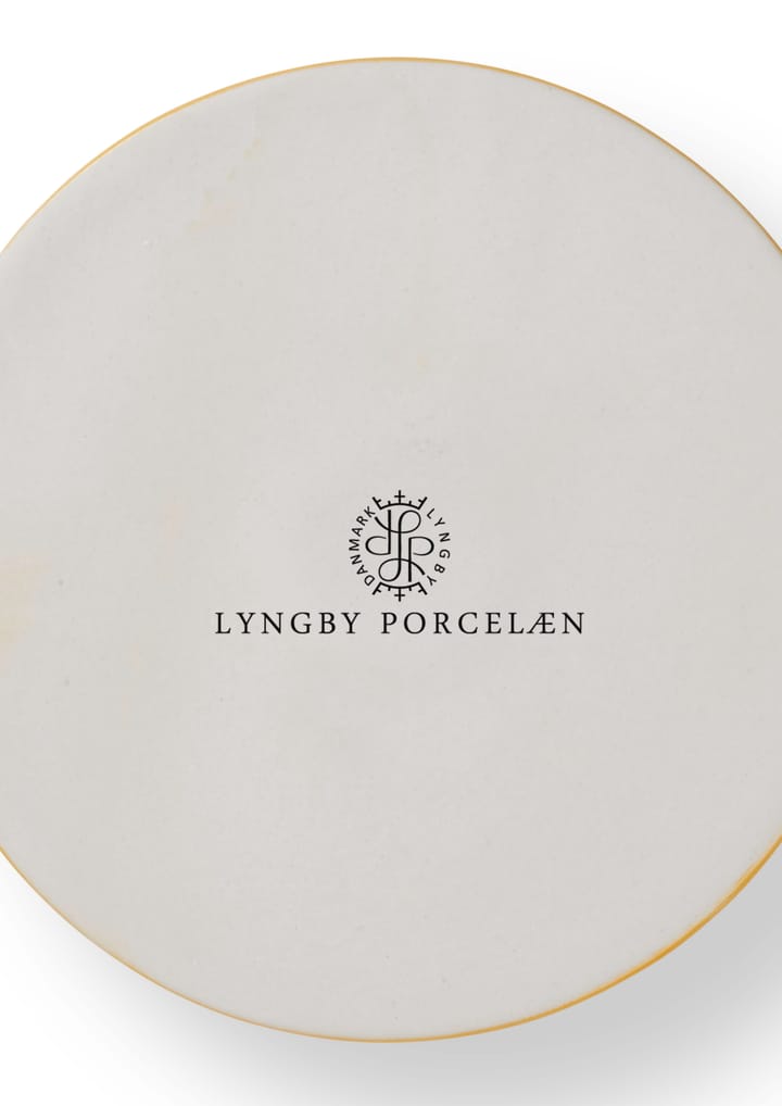 Rhombe kynttilänjalka 3 cm, Keltainen Lyngby Porcelæn