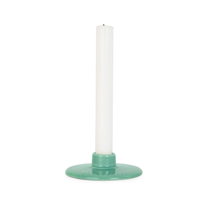 Rhombe kynttilänjalka 3 cm, Vihreä Lyngby Porcelæn