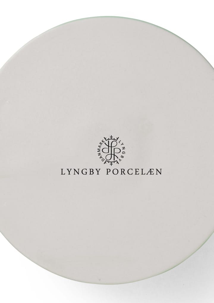 Rhombe kynttilänjalka 3 cm, Vihreä Lyngby Porcelæn