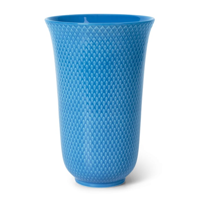 Rhombe maljakko 20 cm, Sininen Lyngby Porcelæn