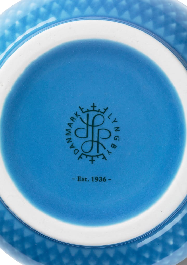 Rhombe maljakko 20 cm, Sininen Lyngby Porcelæn