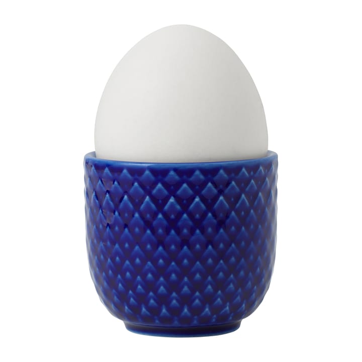 Rhombe munakuppi Ø5 cm, Tummansininen Lyngby Porcelæn