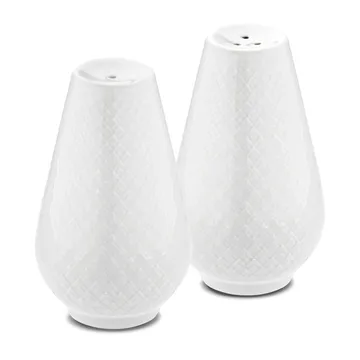 Rhombe suola- & pippurisetti - Valkoinen - Lyngby Porcelæn