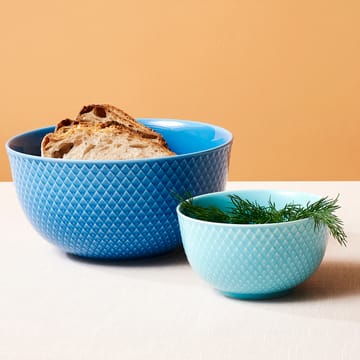 Rhombe tarjoilukulho Ø17,5 cm - Sininen - Lyngby Porcelæn