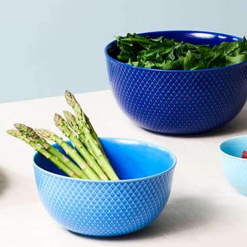 Rhombe tarjoilukulho Ø17,5 cm - Sininen - Lyngby Porcelæn