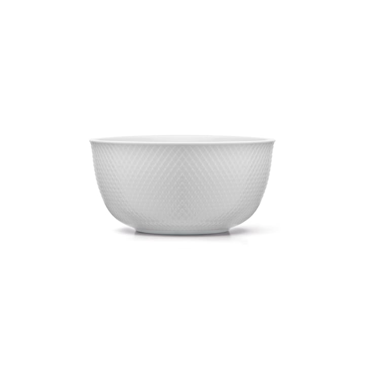 Rhombe tarjoilukulho Ø17,5 cm - valkoinen - Lyngby Porcelæn