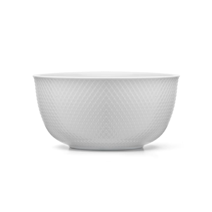 Rhombe tarjoilukulho Ø22 cm - valkoinen - Lyngby Porcelæn