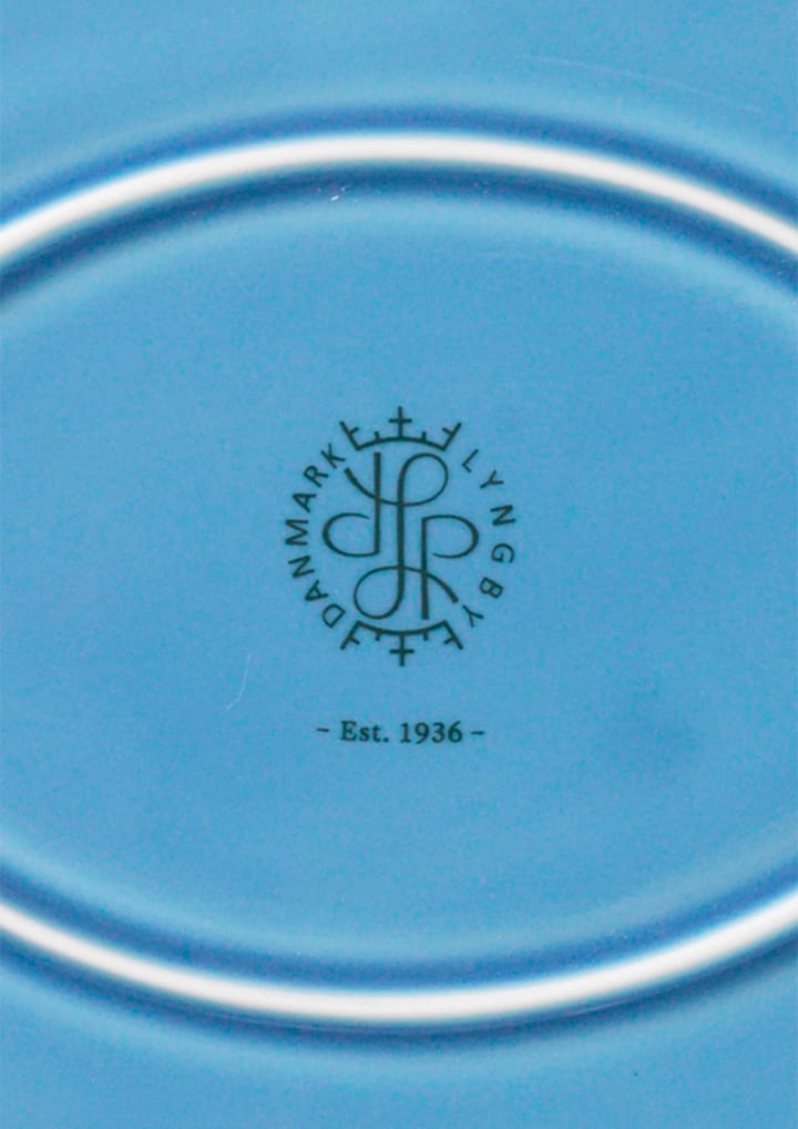 Rhombe tarjoiluvati, ovaali 21,5x28,5 cm, Sininen Lyngby Porcelæn