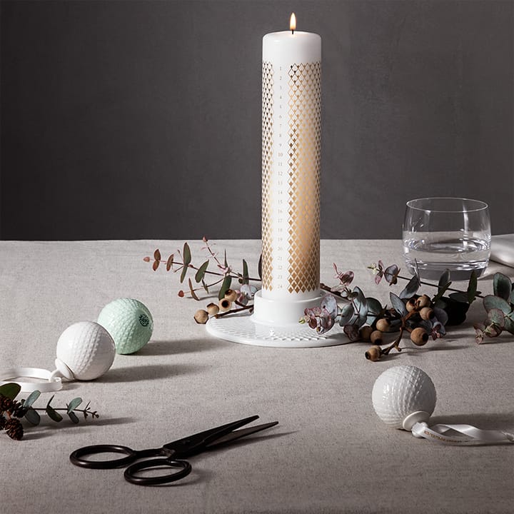 Rhome pöytäkynttilänjalka , Valkoinen Lyngby Porcelæn