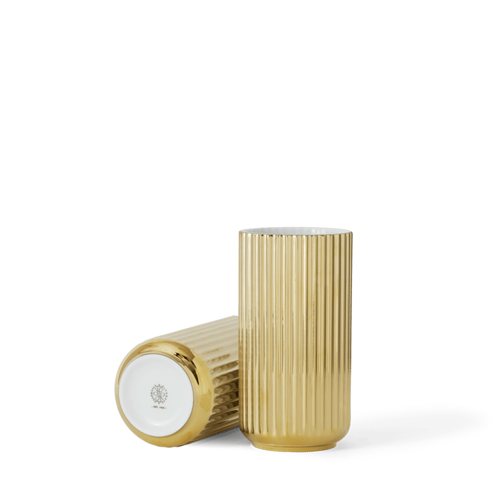 Vaasi posliinia 20,5 cm - Kulta - Lyngby Porcelæn