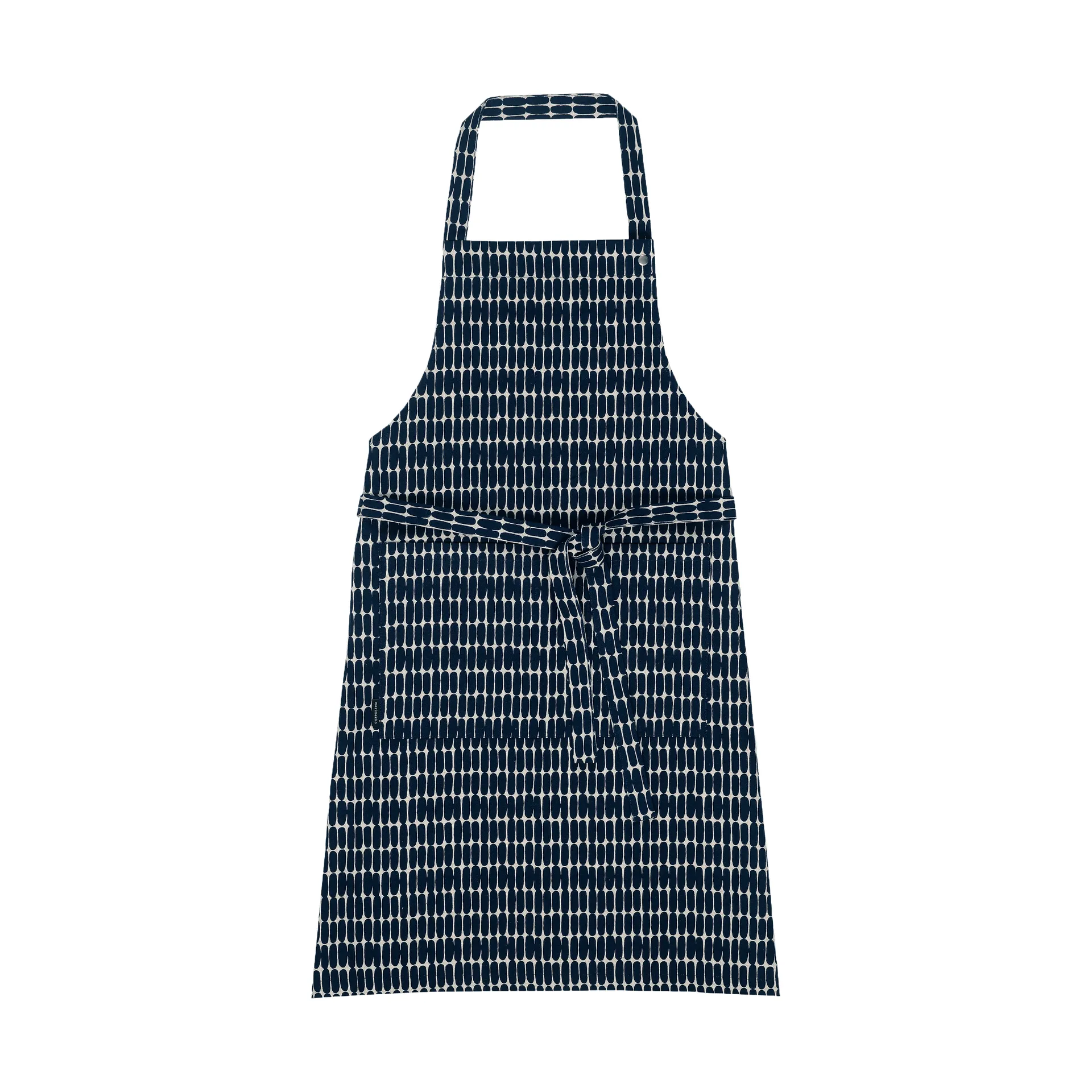 Alku esiliina, Cotton-dark blue Marimekko