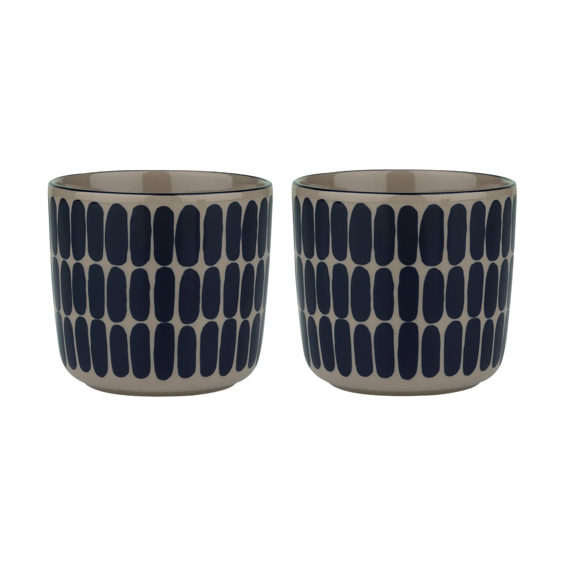 Alku korvaton kahvikuppi 20 cl 2-pack, Terra-dark blue Marimekko