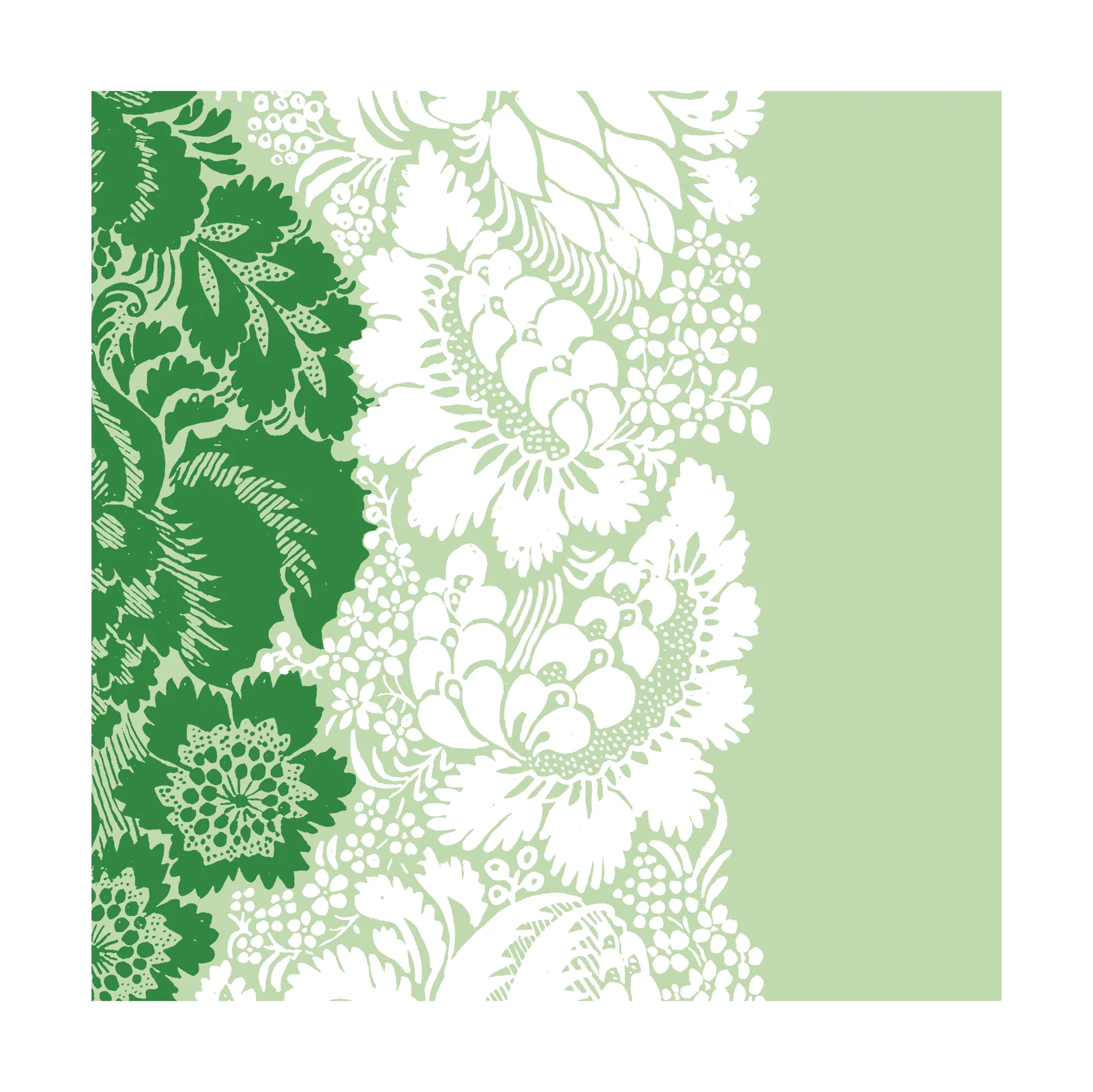 Ananas lautasliina 33 x 33 cm 20-pakkaus, Vihreä Marimekko