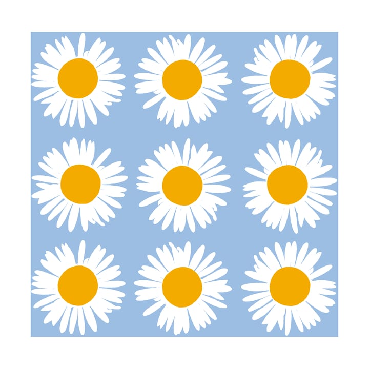 Auringonkukka lautasliina 33x33 cm 20 kpl - Blue - Marimekko