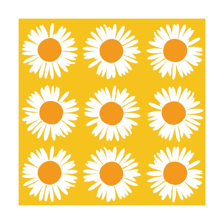 Auringonkukka lautasliina 33x33 cm 20 kpl - Keltainen - Marimekko