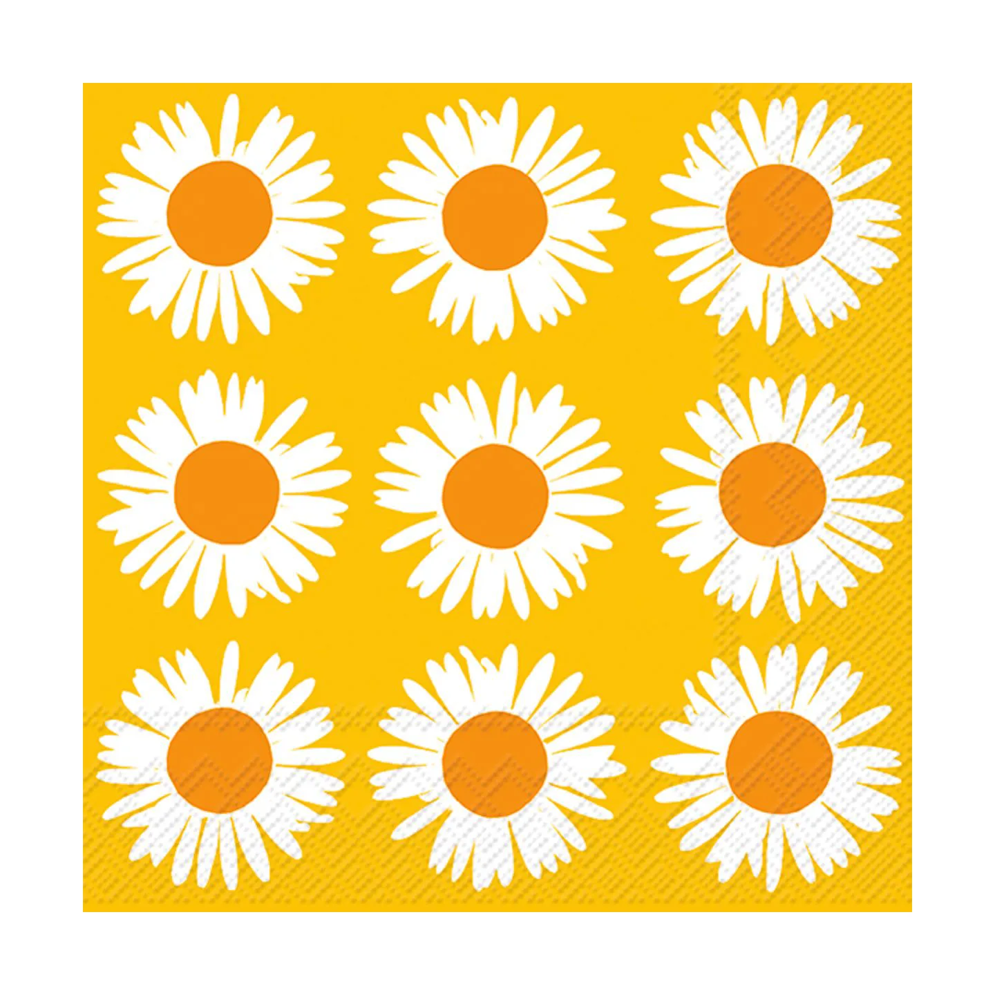 Auringonkukka lautasliina 33x33 cm 20 kpl, Oranssinkeltainen Marimekko