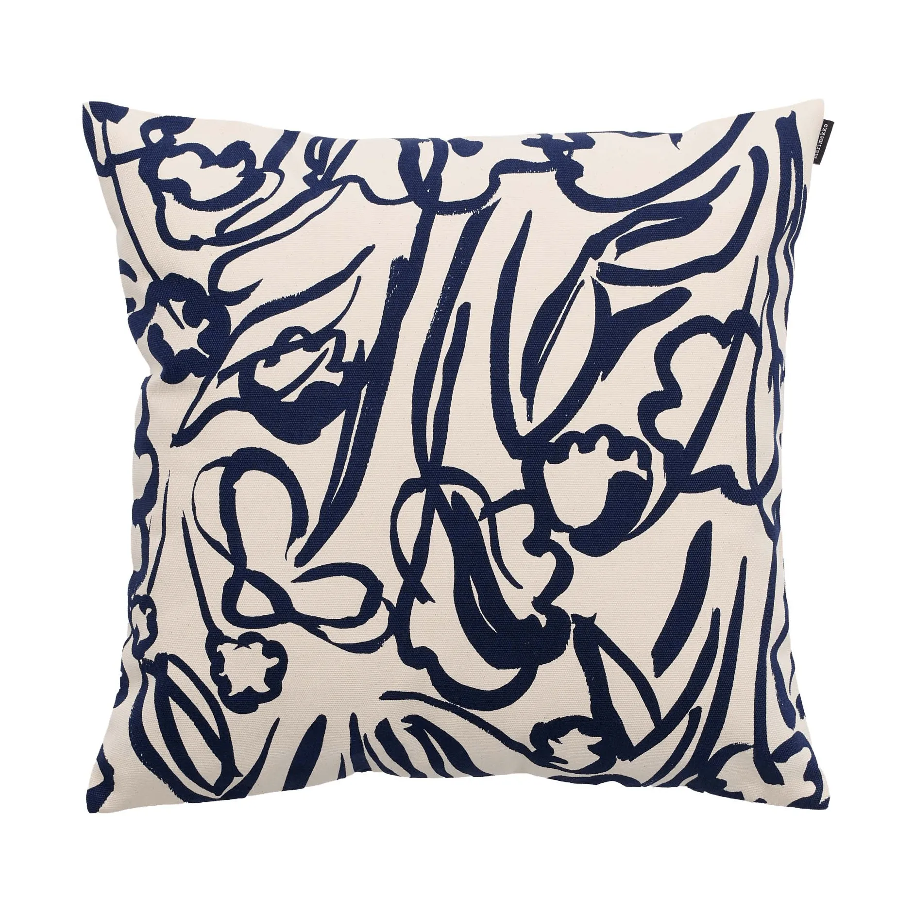 Ensikukat tyynynpäällinen, Off white–tummansininen, 50x50 cm Marimekko
