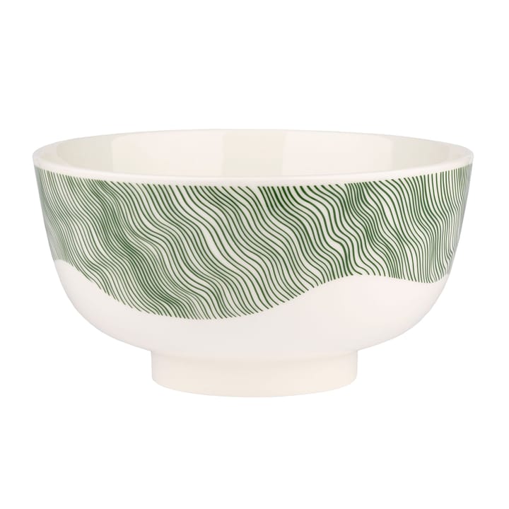 Gabriel Näkki -tarjoilukulho 3 l, Valkoinen-vihreä Marimekko