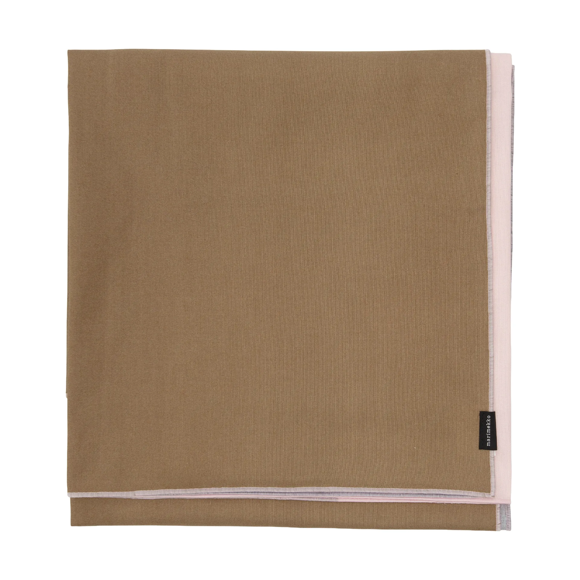 Hennika pöytäliina 140×140 cm, Pink-charcoal-sand Marimekko