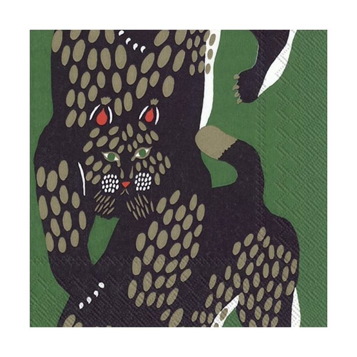 Ilves servetti 33 x 33 cm 20-pakkaus, Green Marimekko