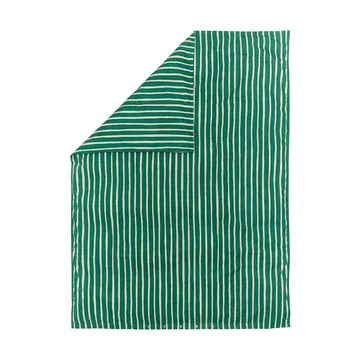 Iso Piccolo pussilakana - Off white-smaragdinvihreä - Marimekko