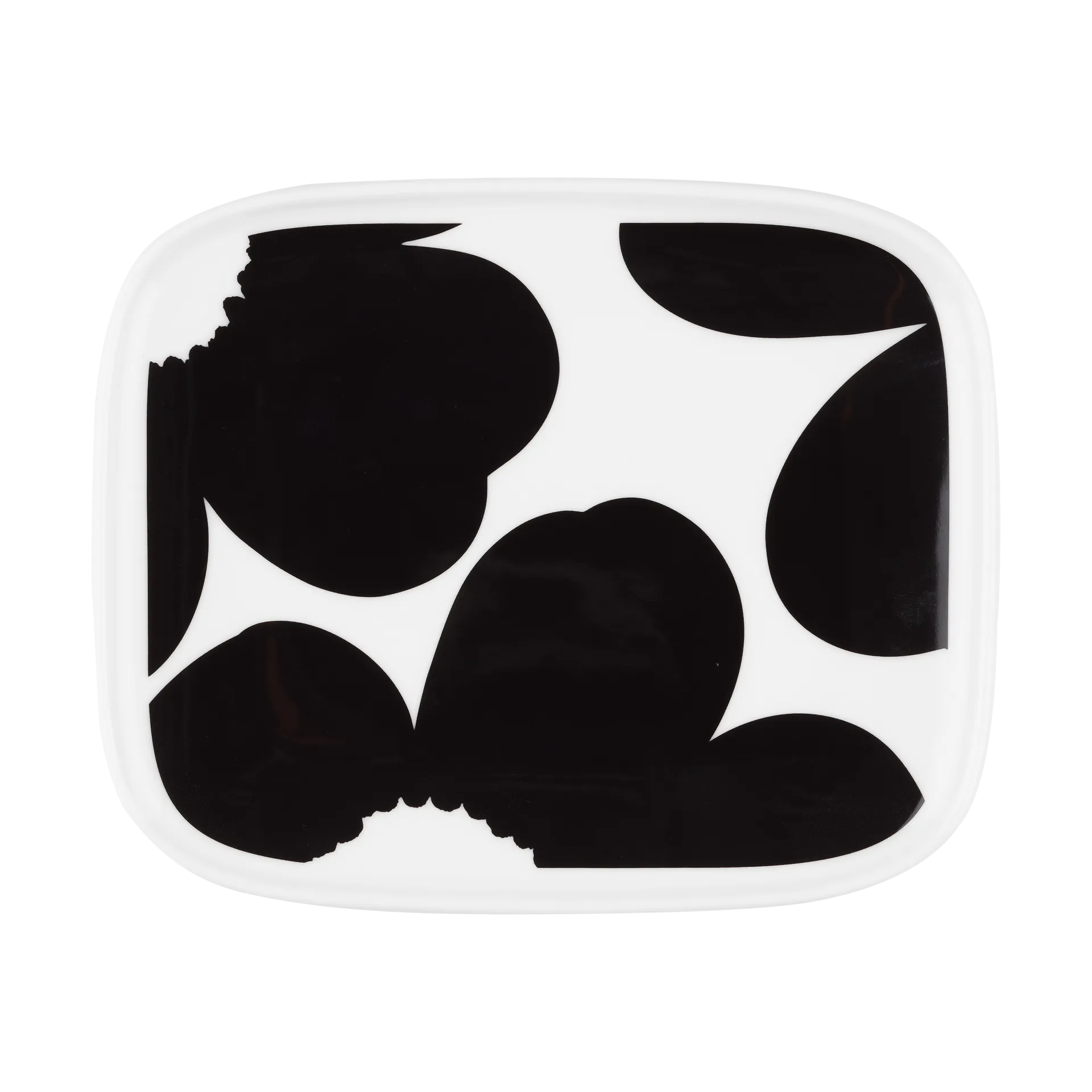 Iso Unikko vati 12x15 cm, White-black Marimekko