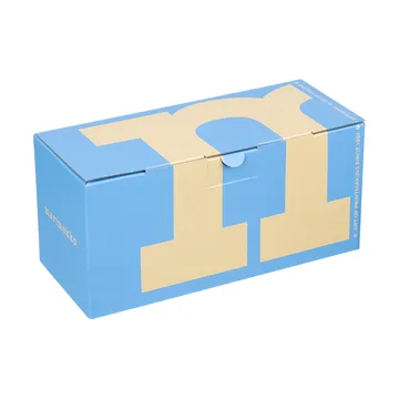 Juhla Unikko muki 25 cl 2 kpl - Valkoinen vaaleansininen hiekka oranssinpunainen - Marimekko