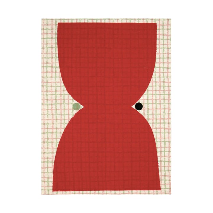 Kalendi & Losange keittiöpyyhe 43x60 cm 2 osaa, Cotton-red-green Marimekko
