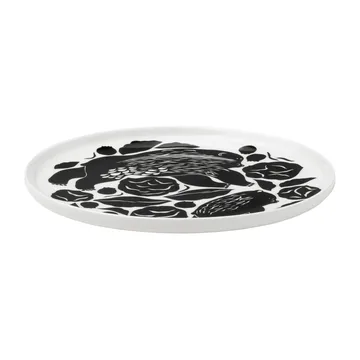 Karhuemo lautanen Ø20 cm - Valkoinen-Tummanvihreä - Marimekko