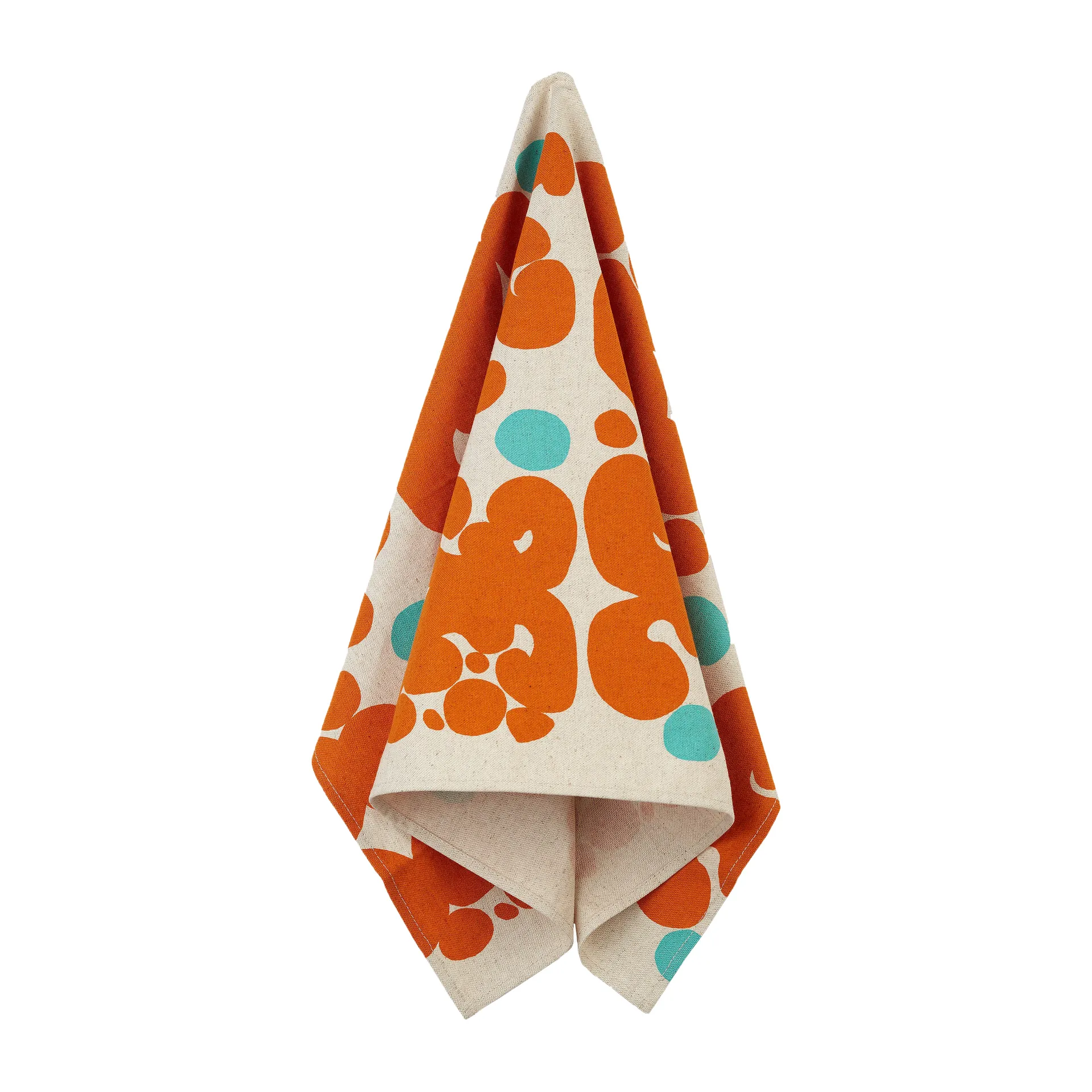 Keidas keittiöpyyhe 43 x 70 cm, Beige-oranssi-turkoosi Marimekko