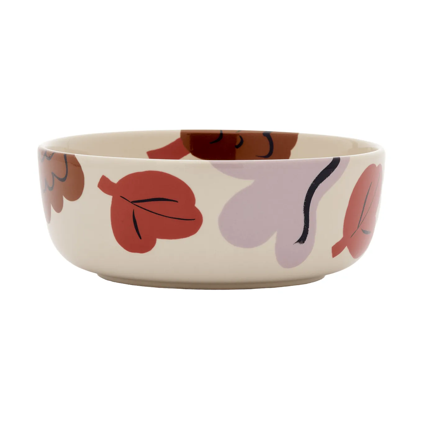 Kukasta Kukkaan kulho, Kivitavara-plum-bronze-terracotta, 40 cl Marimekko