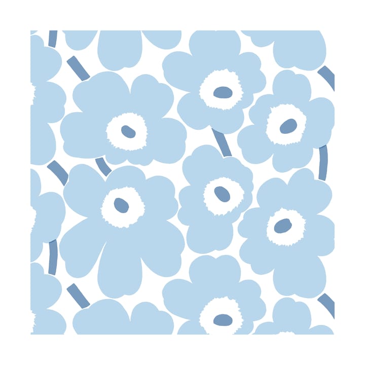 Mini Unikko lautasliinat 20 kpl - Light Blue-White - Marimekko