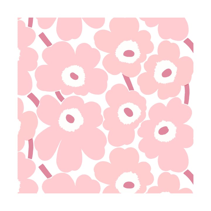 Mini Unikko lautasliinat 20 kpl - Light Pink - Marimekko