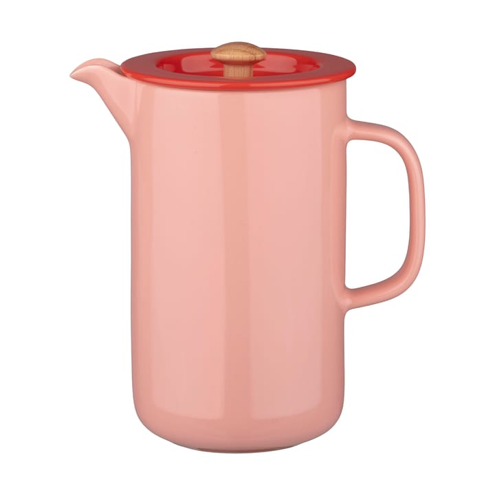 Oiva pressokannu - Salmon red-tomato red - Marimekko