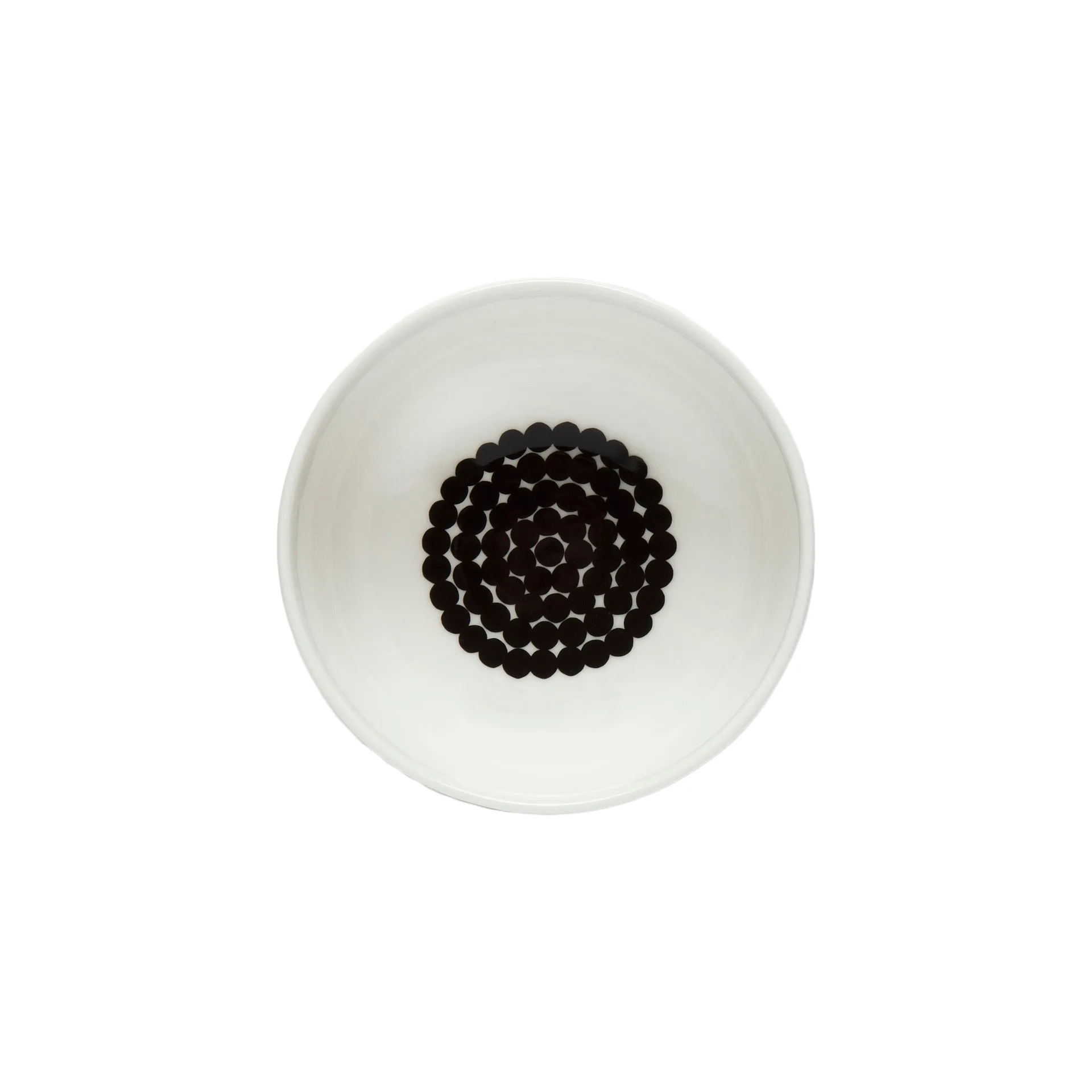 Oiva Räsymatto -kulho 3 dl, musta ja valkoinen Marimekko