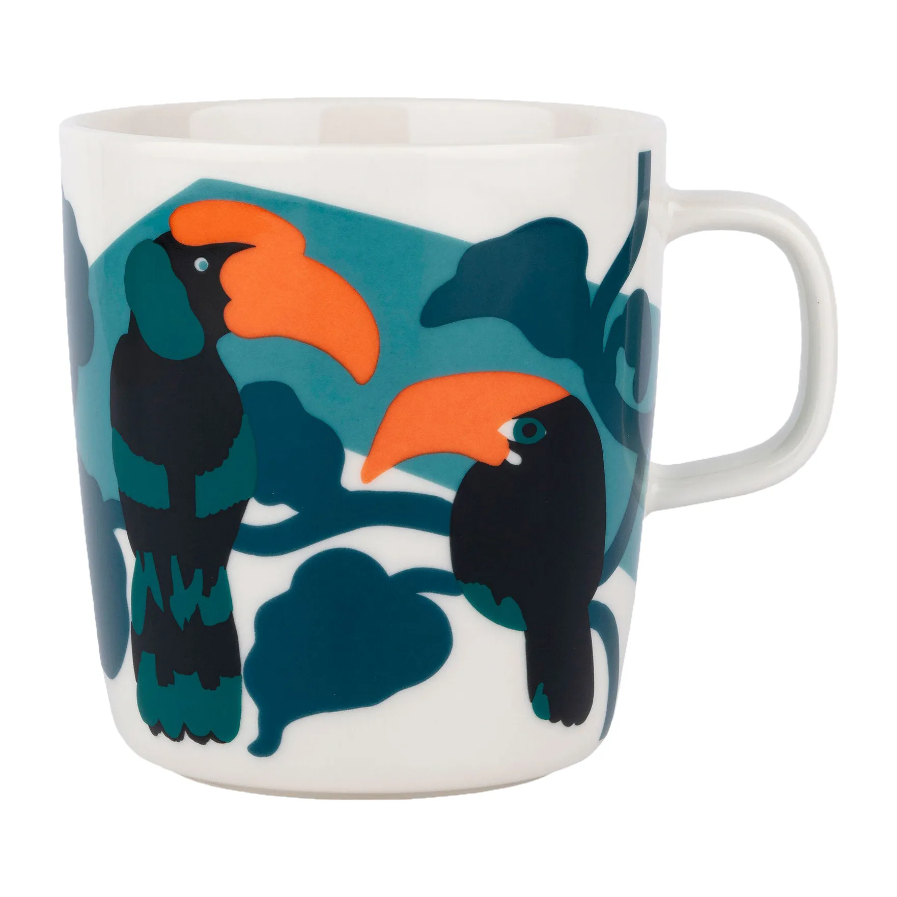 Pepe teemuki 4 dl, Valkoinen-turkoosi-oranssi Marimekko