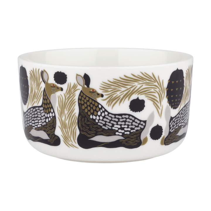 Peura kulho 5 dl, White-coal-mud-light grey Marimekko