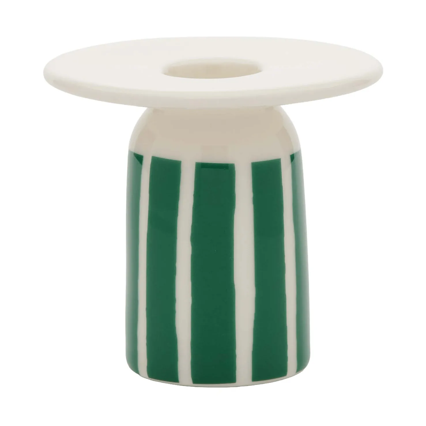 Piccolo-kynttilänjalka, Valkovihreä, 8 cm Marimekko