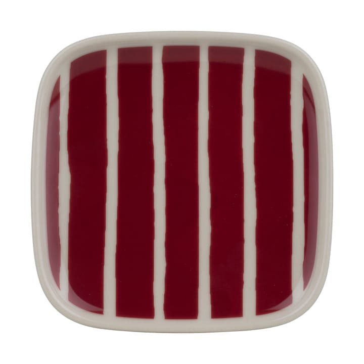 Piccolo lautanen 10x10 cm - Burgundy - Marimekko