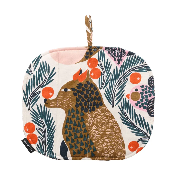 Pieni Ketunmarja patalappu - White-monivärinen - Marimekko
