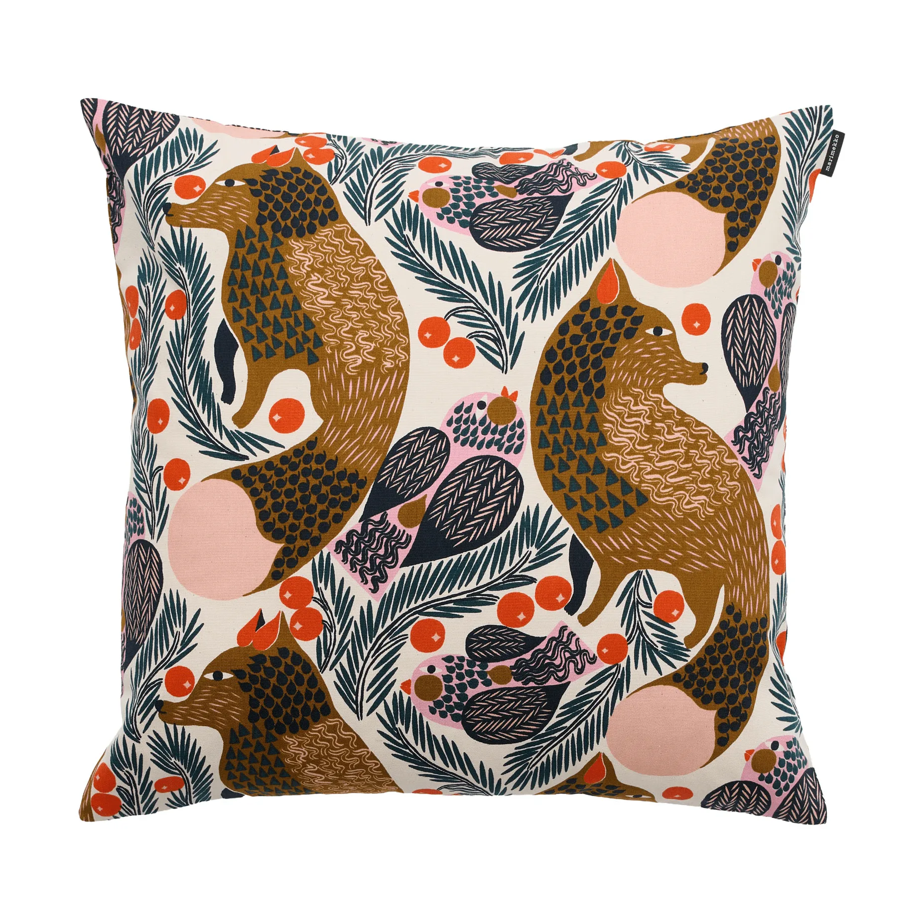 Marimekko Pieni Ketunmarja tyynynpäällinen 50x50 cm White-monivärinen