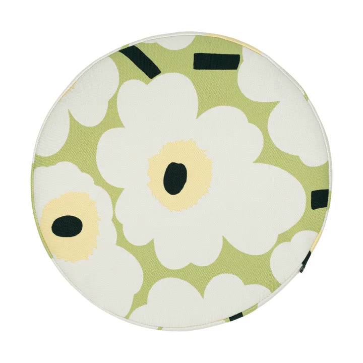 Pieni Unikko istuintyyny - Päärynä, off white, meloni, Ø35 cm - Marimekko