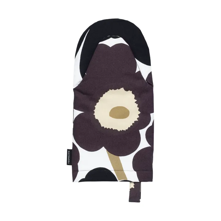 Pieni Unikko patakinnas - Valkoinen tummanharmaa beige - Marimekko