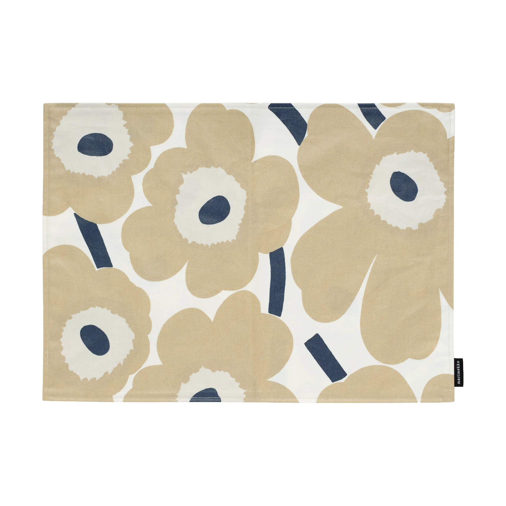 Pieni unikko pöytätabletti akryyli, Off white beige dark blue Marimekko