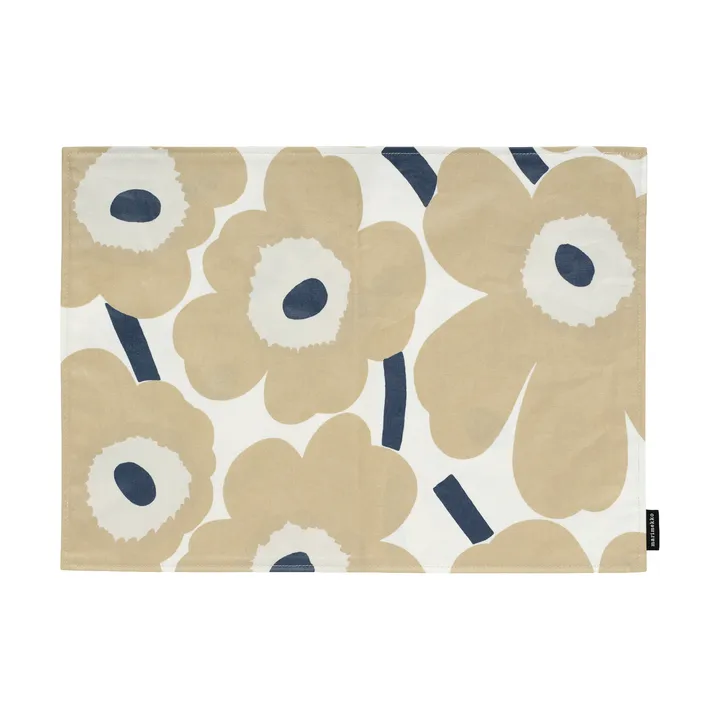 Pieni unikko pöytätabletti akryyli - Off white beige dark blue - Marimekko