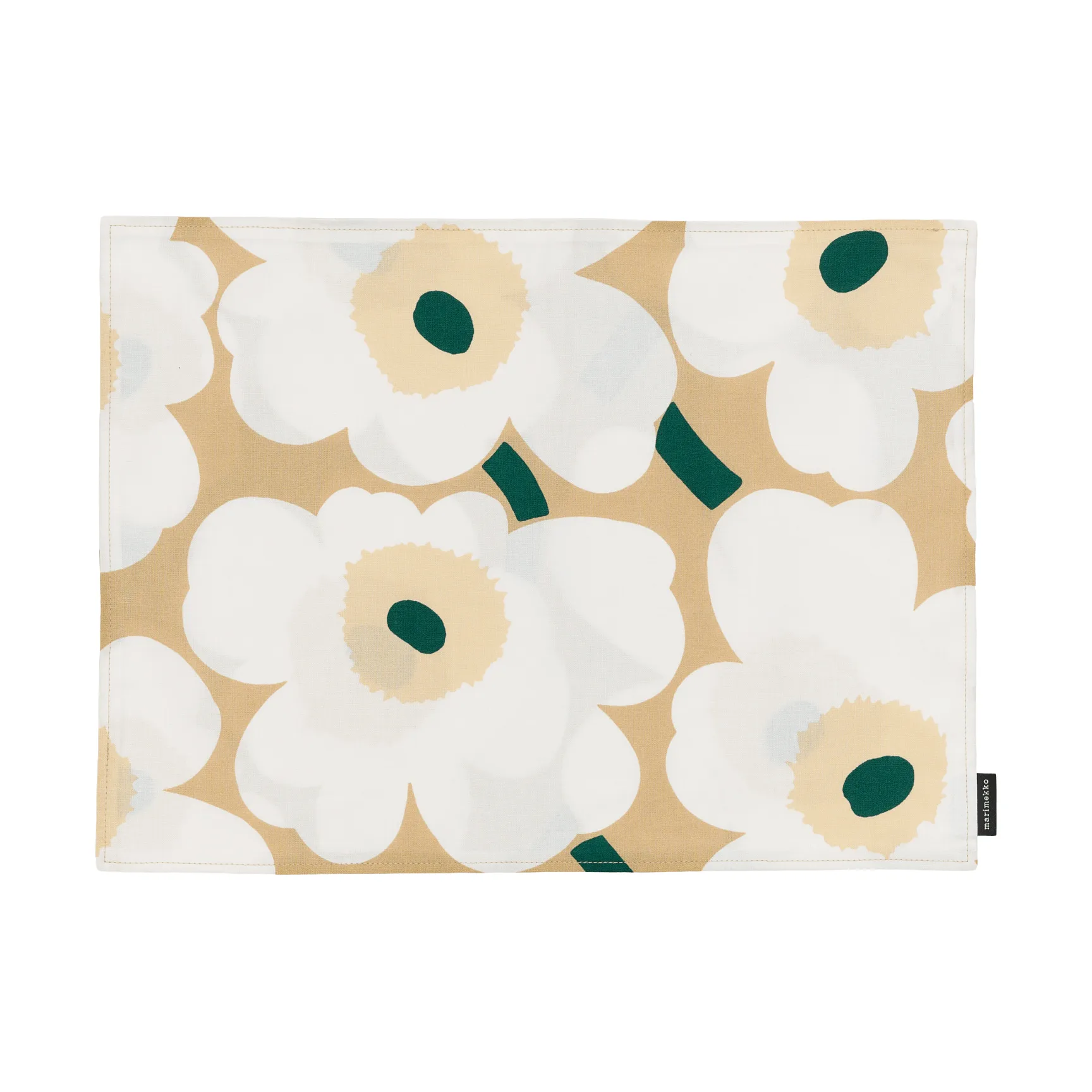 Pieni unikko pöytätabletti akryyli, Sand-white-hay-emerald Marimekko