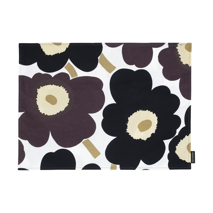 Pieni unikko pöytätabletti akryyli - Valkoinen tummanharmaa beige - Marimekko