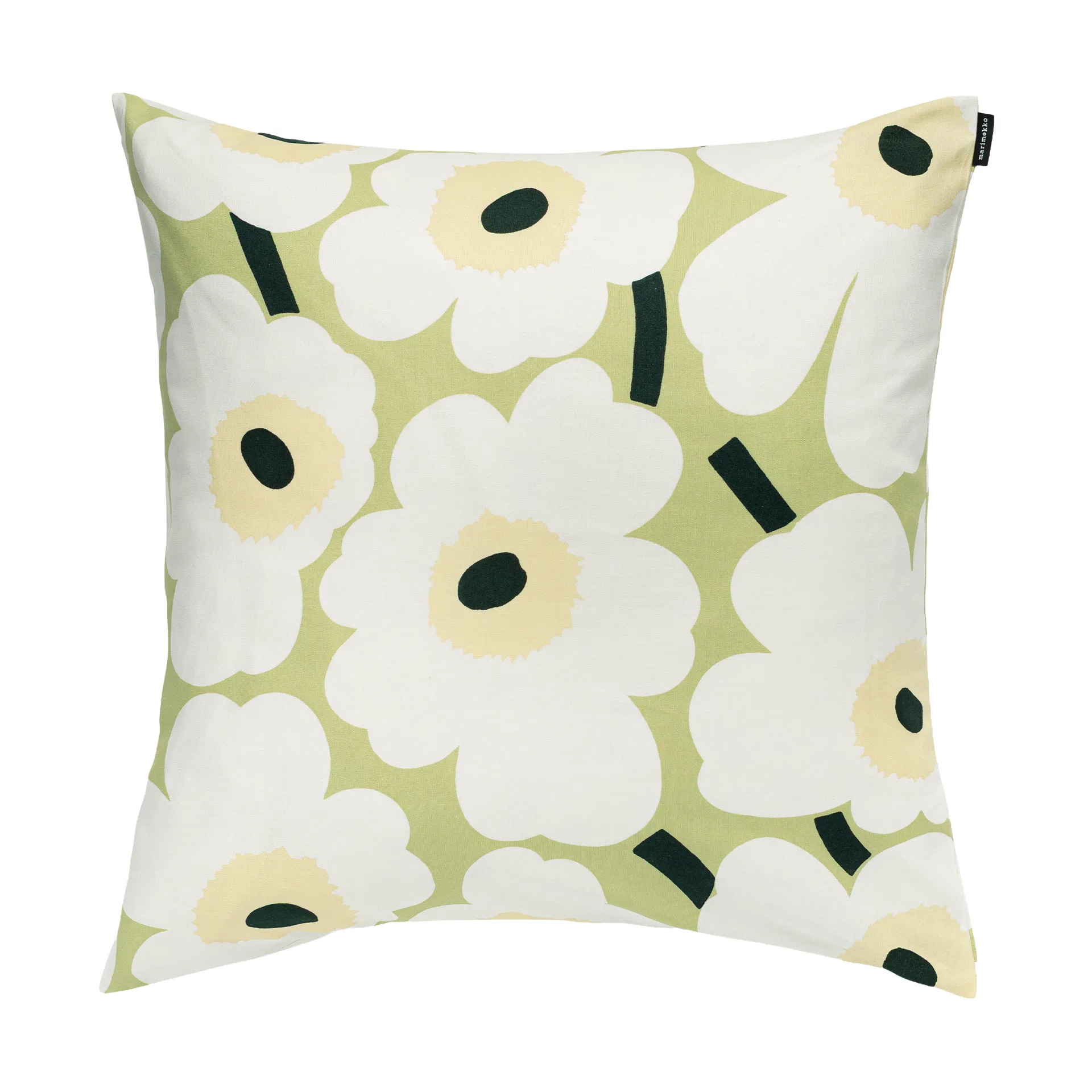 Pieni Unikko tyynynpäällinen 50 x 50 cm, Päärynä, off white, meloni Marimekko
